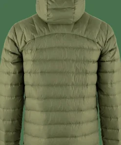 Fjällräven Men's Expedition Pack Down Hoodie Green-Mustard Yellow