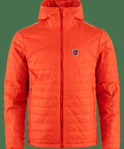 Fjällräven Men's Expedition X-Lätt Hoodie Flame Orange