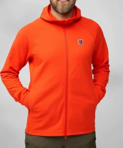 Fjällräven Men's Expedition Fleece Hoodie Flame Orange