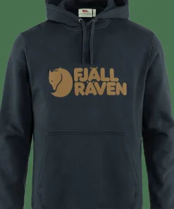 Fjällräven Men's Fjällräven Logo Hoodie Dark Navy