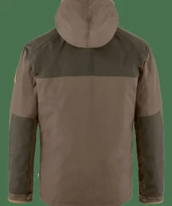 Fjällräven Men's Greenland No. 1 Down Jacket Suede Brown-Dark Olive