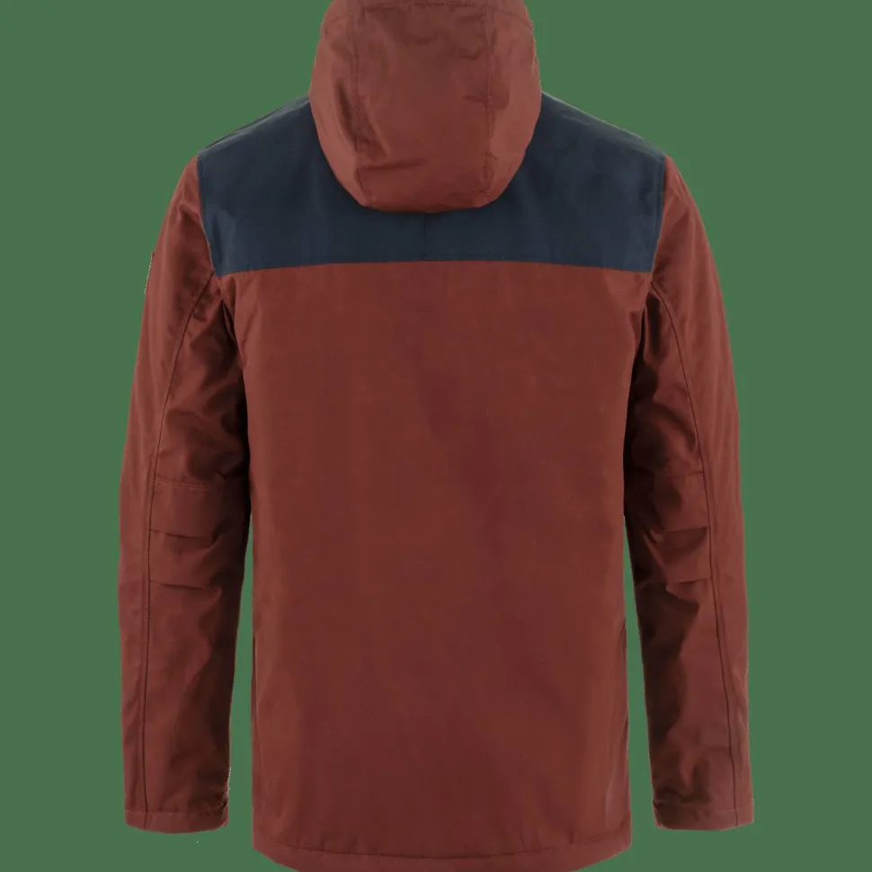 Fjällräven Men's Greenland Winter Jacket Maroon-Dark Navy