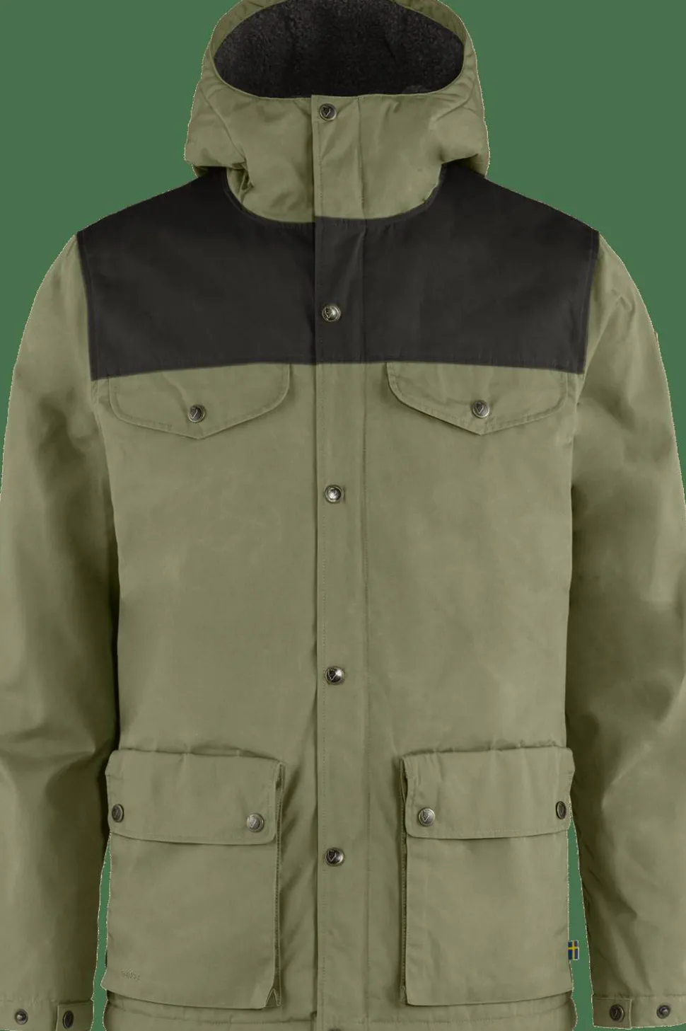 Fjällräven Men's Greenland Winter Jacket Green-Dark Grey