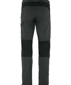 Fjällräven Men's Kaipak Trousers Dark Grey-Black