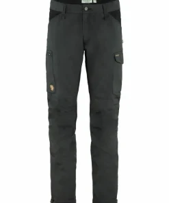 Fjällräven Men's Kaipak Trousers Dark Grey-Black