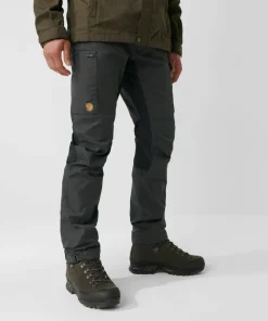 Fjällräven Men's Kaipak Trousers Dark Grey-Black