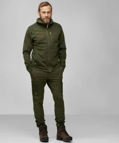 Fjällräven Men's Keb Fleece Hoodie Deep Forest