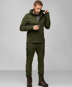 Fjällräven Men's Keb Fleece Hoodie Deep Forest