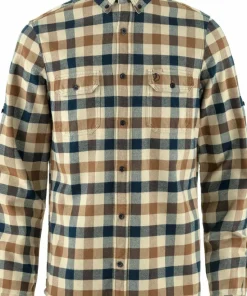 Fjällräven Men's Skog Shirt Fossil-dark Navy