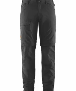 Fjällräven Men's Travellers Mt Zip-off Trs Dark Grey