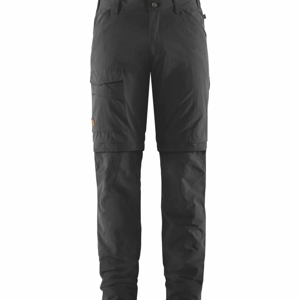 Fjällräven Men's Travellers Mt Zip-off Trs Dark Grey