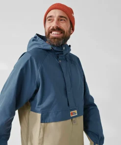 Fjällräven Men's Vardag Anorak Uncle Blue-Sand Stone