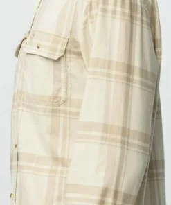 Fjällräven Men's Övik Lite Flannel Shirt Chalk White-fossil