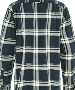 Fjällräven Men's Övik Lite Flannel Shirt Dark Navy-chalk White