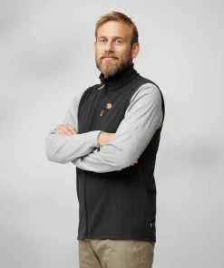 Fjällräven Men's Övik Lite Fleece Vest Deep Forest