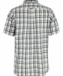 Fjällräven Men's Övik Lite Shirt Short Sleeve Chalk White-dark Navy