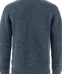 Fjällräven Men's Övik Waffle Knit Navy