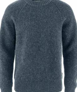 Fjällräven Men's Övik Waffle Knit Navy