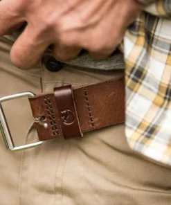 Fjällräven Singi Belt 4 cm Leather Brown