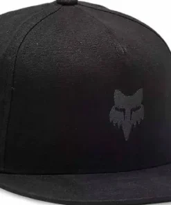 Fox Fox Head Snapback Hat Black/charcoal