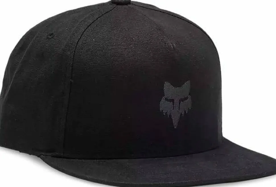 Fox Fox Head Snapback Hat Black/charcoal