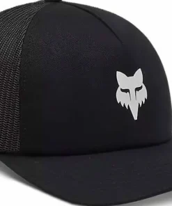 Fox Fox Head Trucker Hat Black