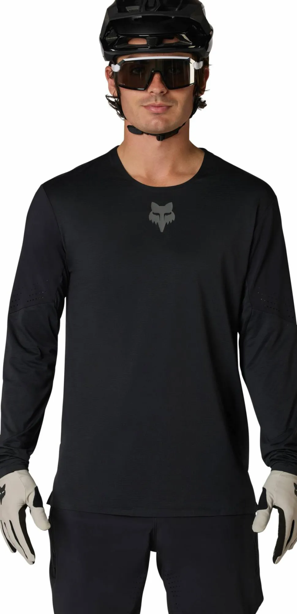 Fox Men's Flexair Long Sleeve Jersey Black