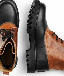 Graninge Unisex Bred Unlined Black/Tan