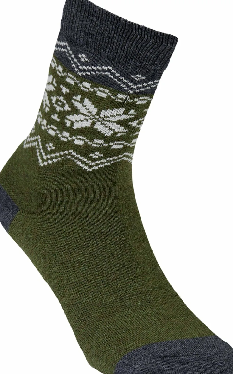 Gridarmor Heritage Merino Socks Green/Grey/White