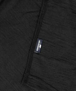 Gridarmor Men's Merino Undertøy Zip Top Black Beauty