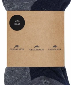 Gridarmor Merino Trekking Light Sock Navy Blazer