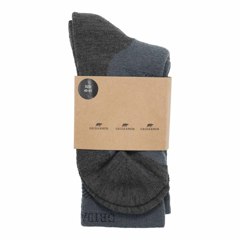 Gridarmor Merino Trekking Socks Dark Slate