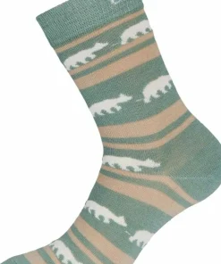 Gridarmor Striped Bear Merino Socks Green Bay