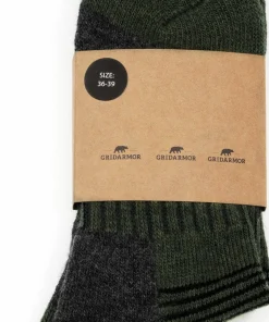 Gridarmor Trekking Merino Wool Sock Kombu Green