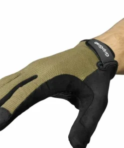 Gripgrab Explr Padded Full Finger Summer Gloves Olive Green