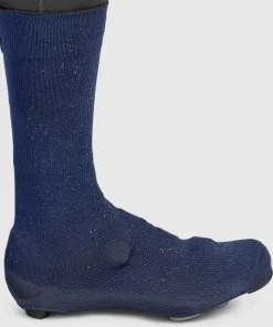 Gripgrab Flandrien Waterproof Knitted Road Shoe Covers Navy Blue