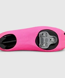 Gripgrab Flandrien Waterproof Knitted Road Shoe Covers Pink