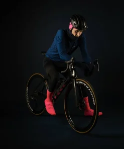 Gripgrab Flandrien Waterproof Knitted Road Shoe Covers Pink