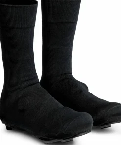 Gripgrab Flandrien Waterproof Knitted Road Shoe Covers Black