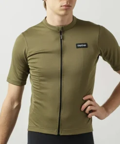 Gripgrab Men's GripGrab EXPLR Merinotech Short Sleeve Jersey Olive Green