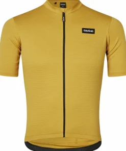 Gripgrab Men's GripGrab EXPLR Merinotech Short Sleeve Jersey Mustard Yellow