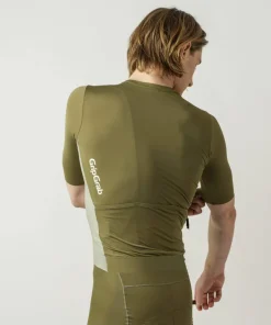 Gripgrab Men's GripGrab PACR Lightweight Short Sleeve Jersey Olive Green