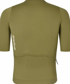 Gripgrab Men's GripGrab PACR Lightweight Short Sleeve Jersey Olive Green