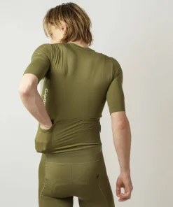 Gripgrab Men's GripGrab PACR Lightweight Short Sleeve Jersey Olive Green