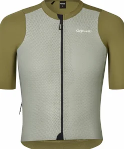 Gripgrab Men's GripGrab PACR Lightweight Short Sleeve Jersey Olive Green