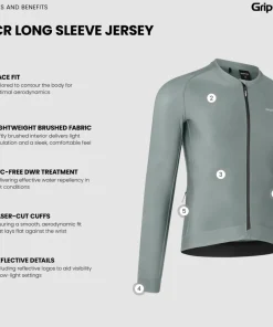 Gripgrab Men's Pacr Long Sleeve Jersey Light Blue
