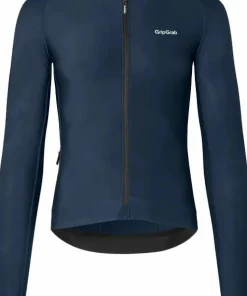 Gripgrab Men's Pacr Long Sleeve Jersey Navy Blue
