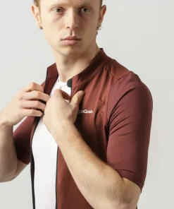 Gripgrab Men's Ride Short Sleeve Jersey Dark Red