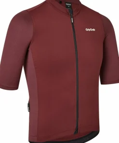 Gripgrab Men's Ride Short Sleeve Jersey Dark Red