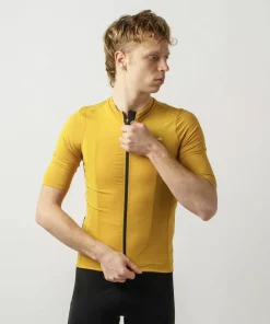 Gripgrab Men's Ride Short Sleeve Jersey Mustard Yellow